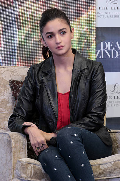 GURUGRAM, INDIA - NOVEMBER 22: Bollywood actress Alia Bhatt at a promotional event of her upcoming film Dear Zindagi on November 22, 2016 in Gurugram, India. (Photo by Shivam Saxena/Hindustan Times via Getty Images)